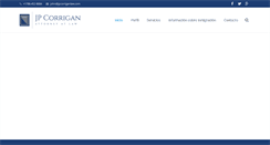 Desktop Screenshot of jpcorriganlaw.com